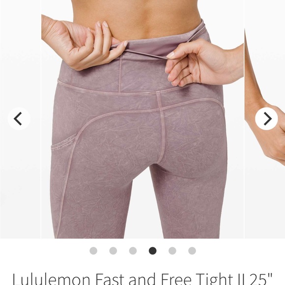 Lululemon fast and free HR 25” - Picture 4 of 6